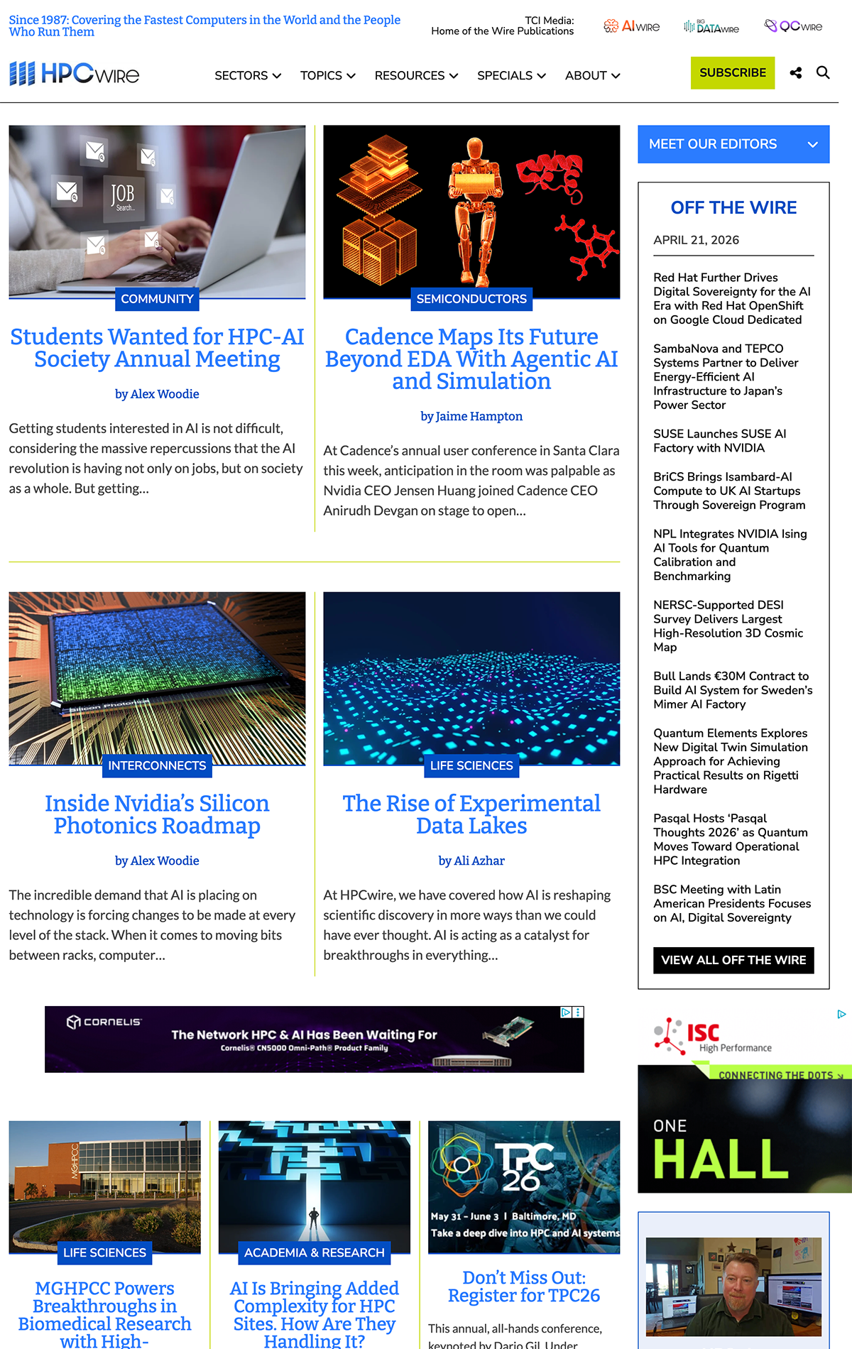www.hpcwire.com cover updated